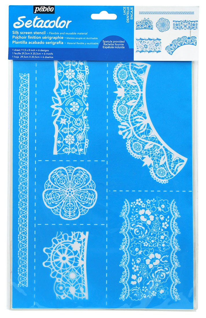 Stencil Setacolor Pebeo cod. 602