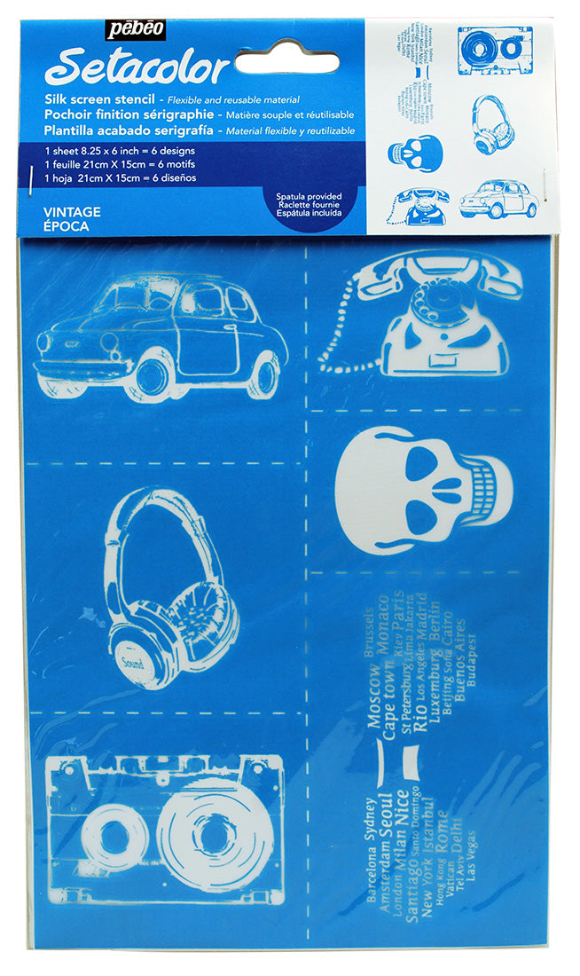 Stencil Setacolor Pebeo cod. 608