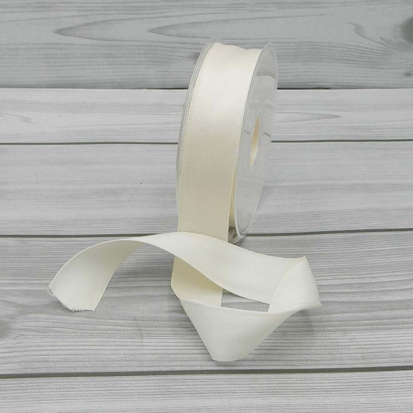 Nastro Double Satin Crema 25mm Gogolandia