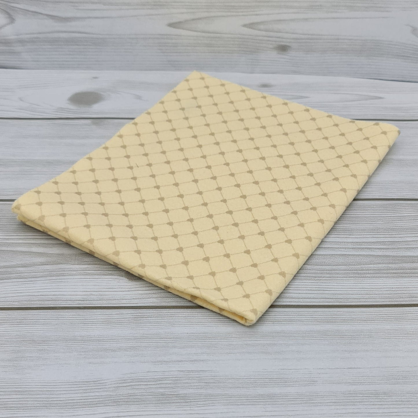 Pannolenci Stampato Rombi di Cuori Grigio Le Meraviglie di Teo