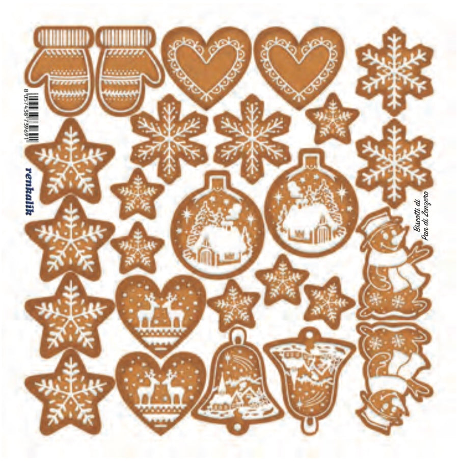 Pannello Biscotti Pan di Zenzero Renkalik