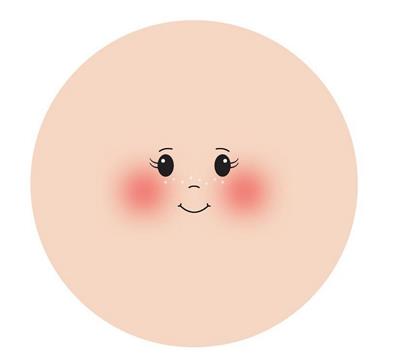 Viso Mini tessuto Stefy 3 pezzi Stafil