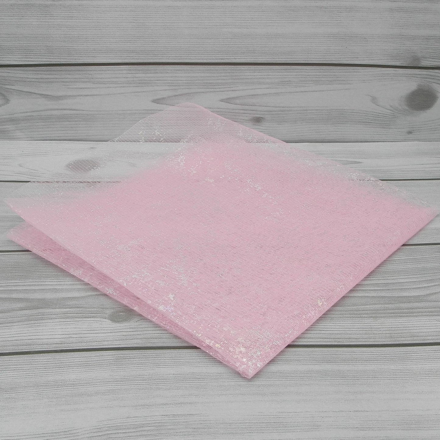 Tulle Avec Étoiles Ivoire 15cm