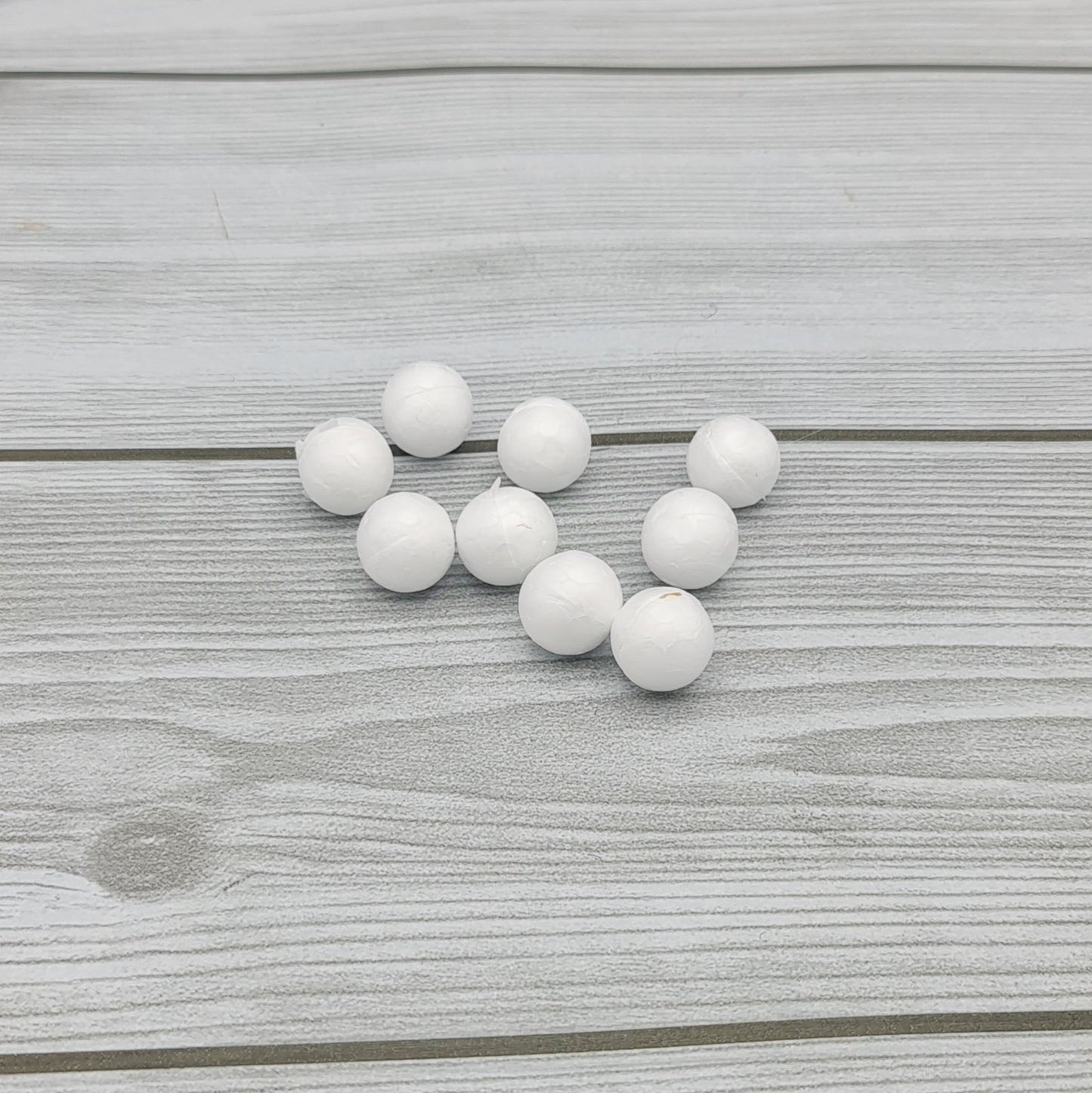 Sfera di polistirolo 1,5 cm set 25 pezzi