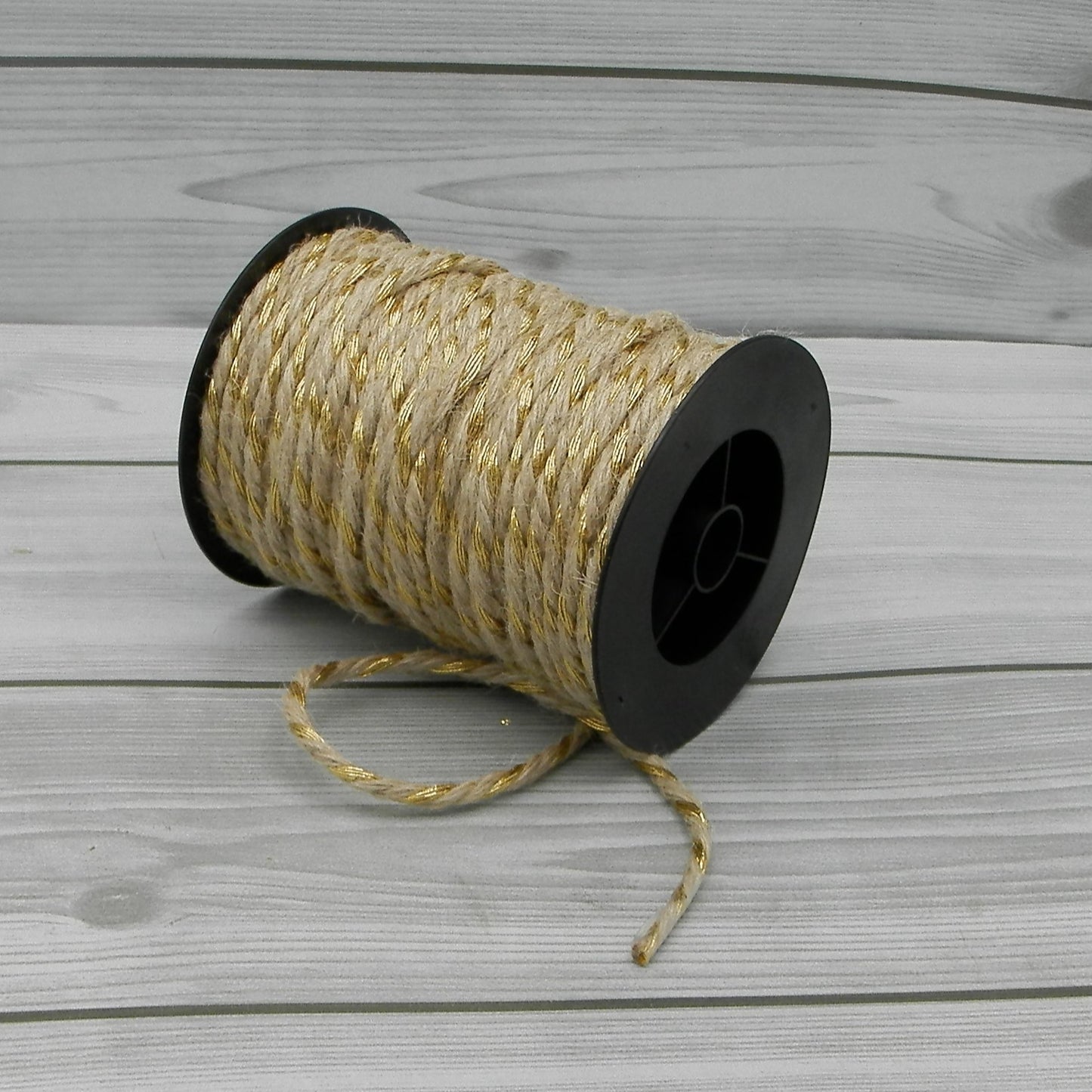 Nastro Corda Juta Lamè Oro 5mm Gogolandia