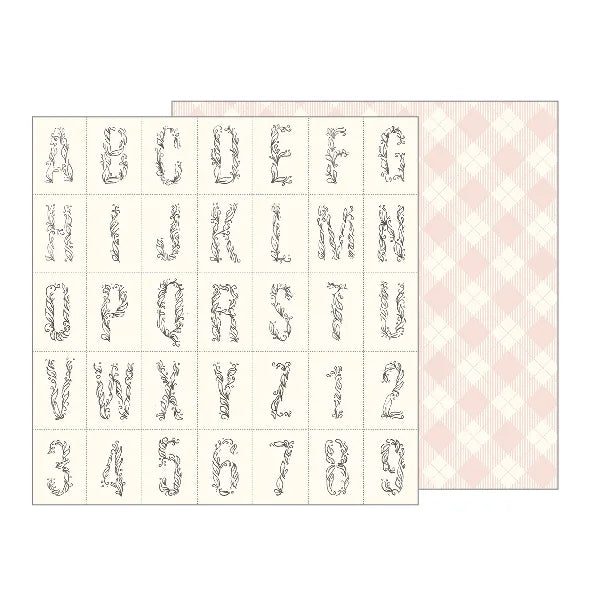 Double Sided Scrap Paper Jen Hadfiled Climbing Ivy