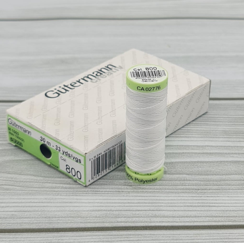 Filo di Poliestere Bianco Gutermann