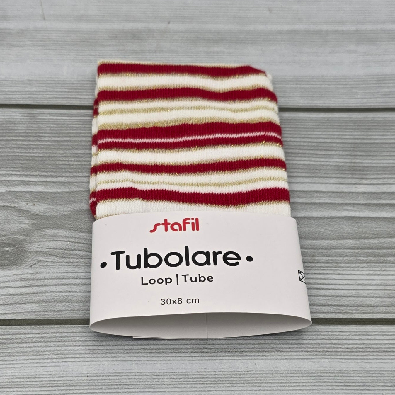 Tubolare Riga 30cm Rosso / Oro Stafil