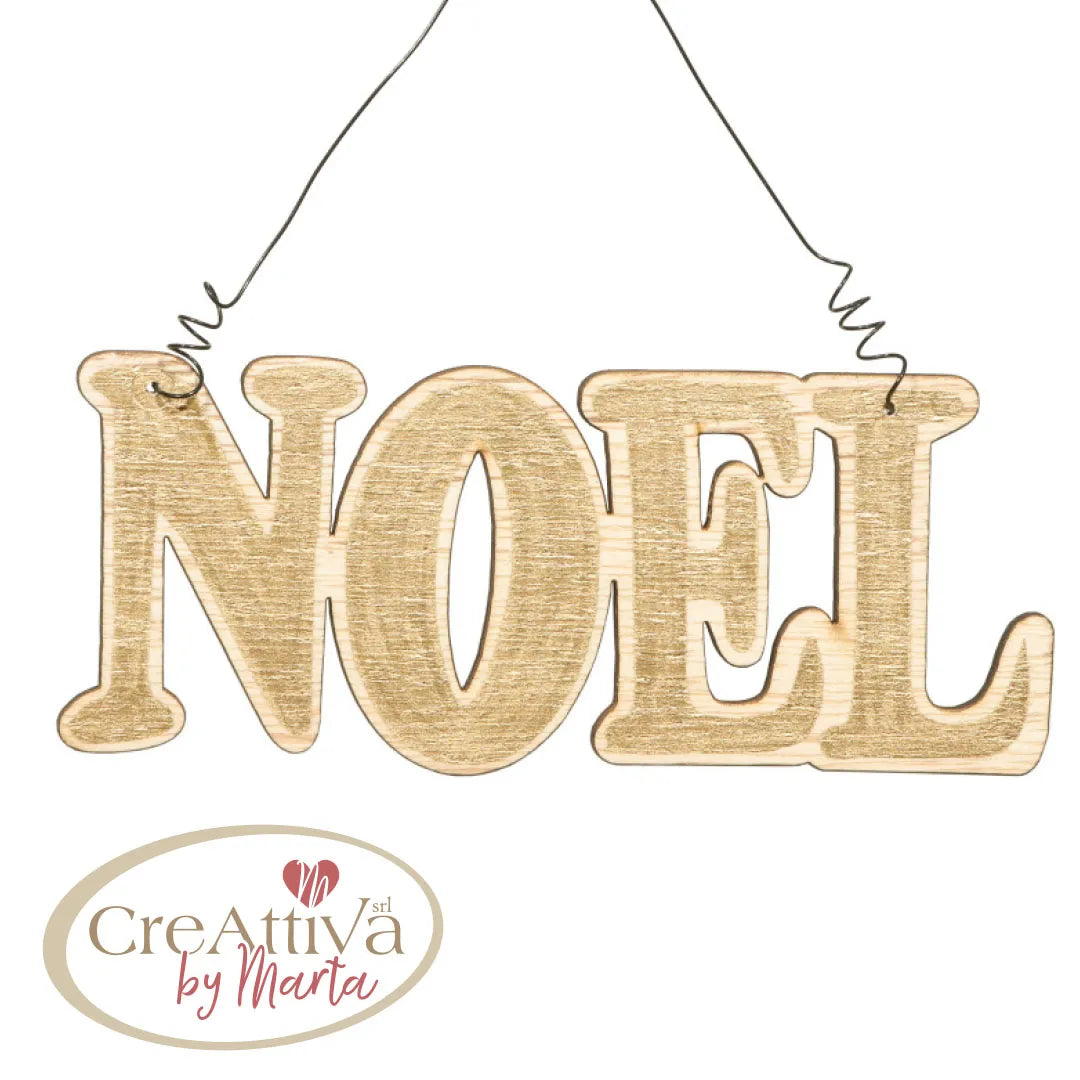 Scritta Noel Creattiva by Marta