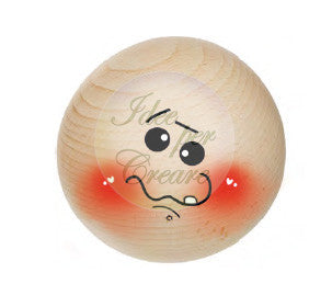 Testina in Legno Befana /Strega 40 mm Idee Per Creare