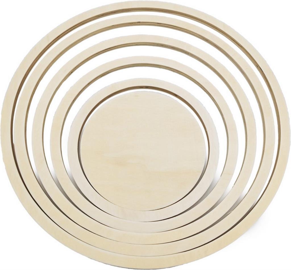 Anelli in Legno 6 pezzi Stafil