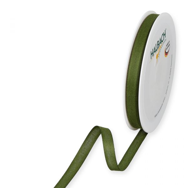 Dark Green Cotton Ribbon 10mm Code 9660-010-30