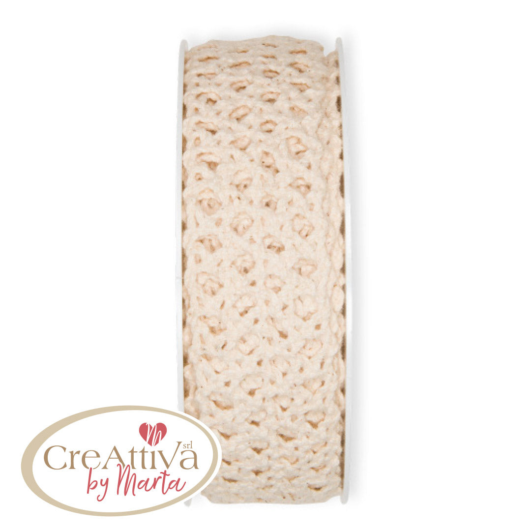 Creattiva Macramè Ribbon Col. Ivory