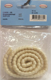 Capelli Ricci 50cm Bianchi