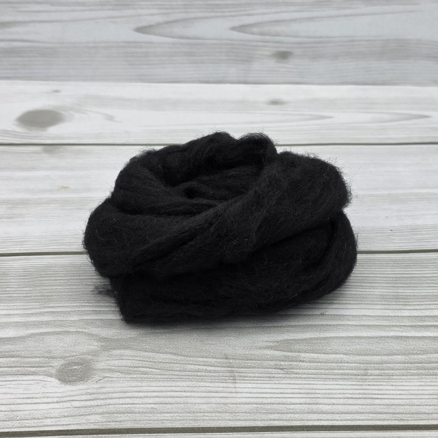 Lana CaRdotta Fine Nero I Nastri di Mirta