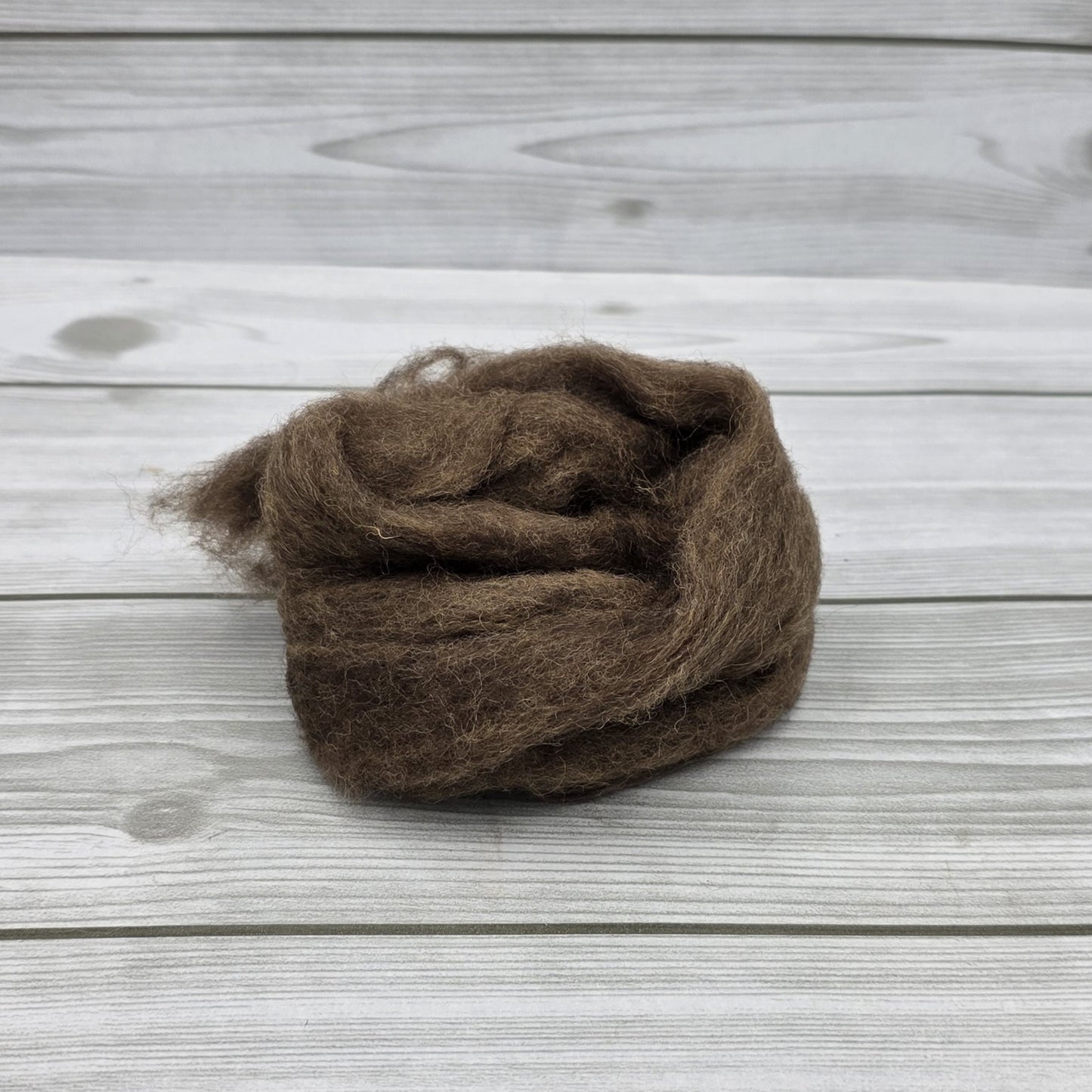 Lana CaRdotta Fine Marrone Scuro I Nastri di Mirta