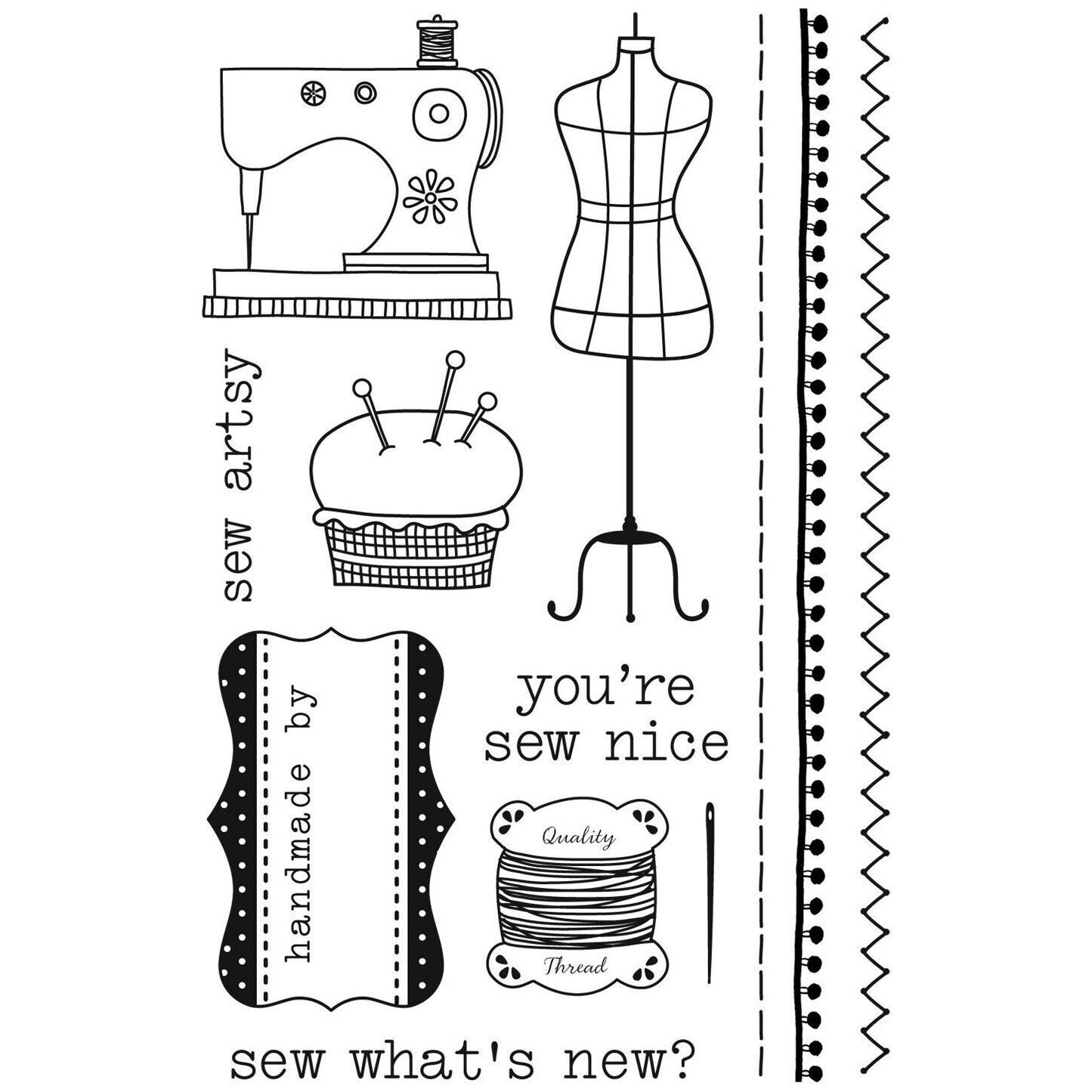 Tampon en silicone Hero Sew Artis