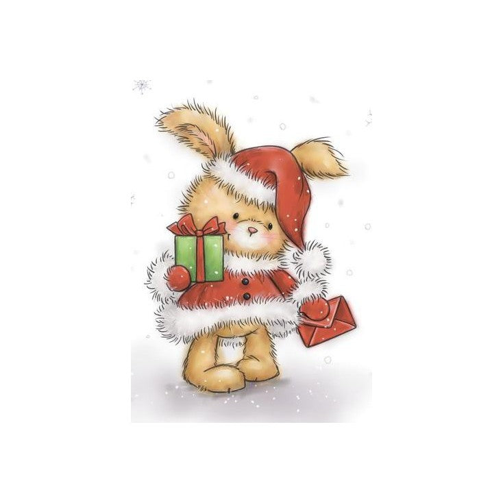Timbro Christmas Bunny Wild Rose Studio