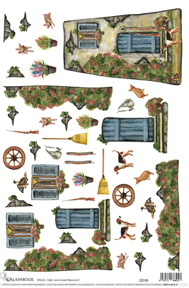 Feuille de riz Calambur cod. CO 05