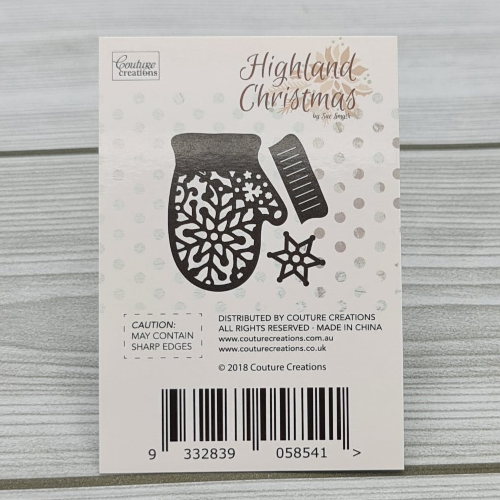 Mini Die Snowflake Mitten Code CO726290