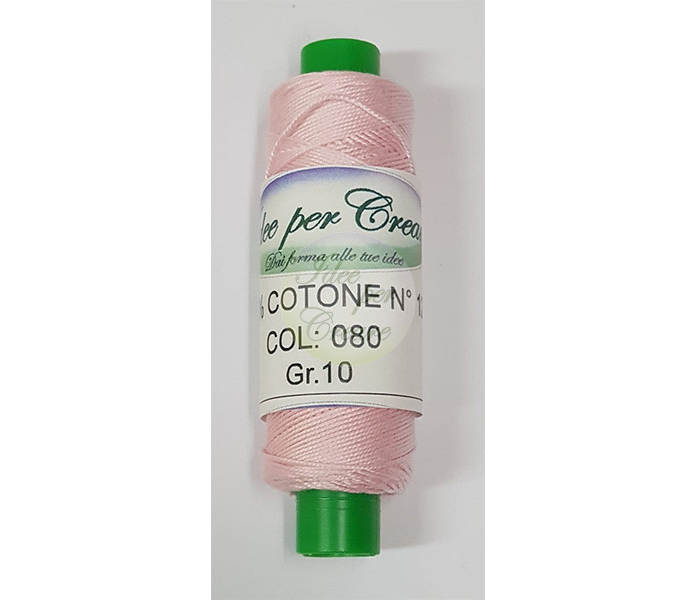 Filo di Cotone n°12 Rosa col.080