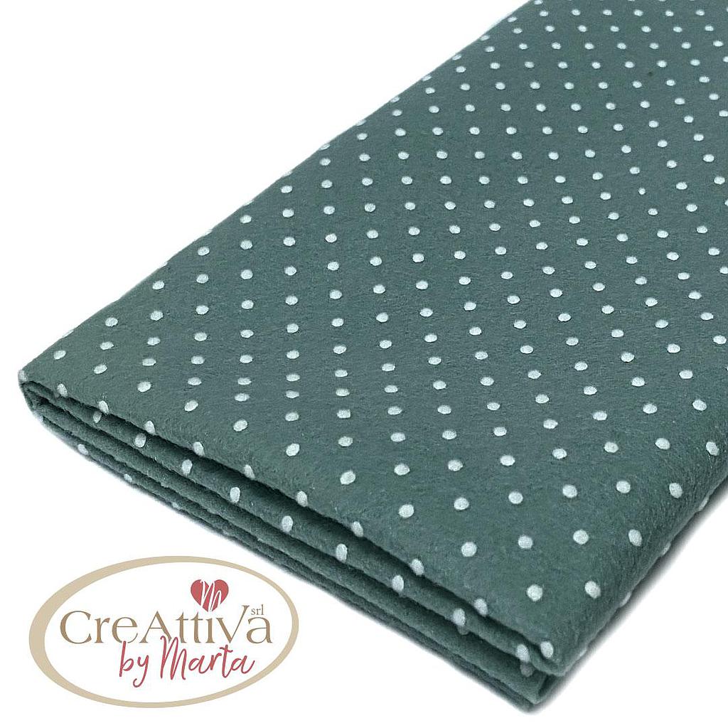 Pannolenci Floccato Pois Felce