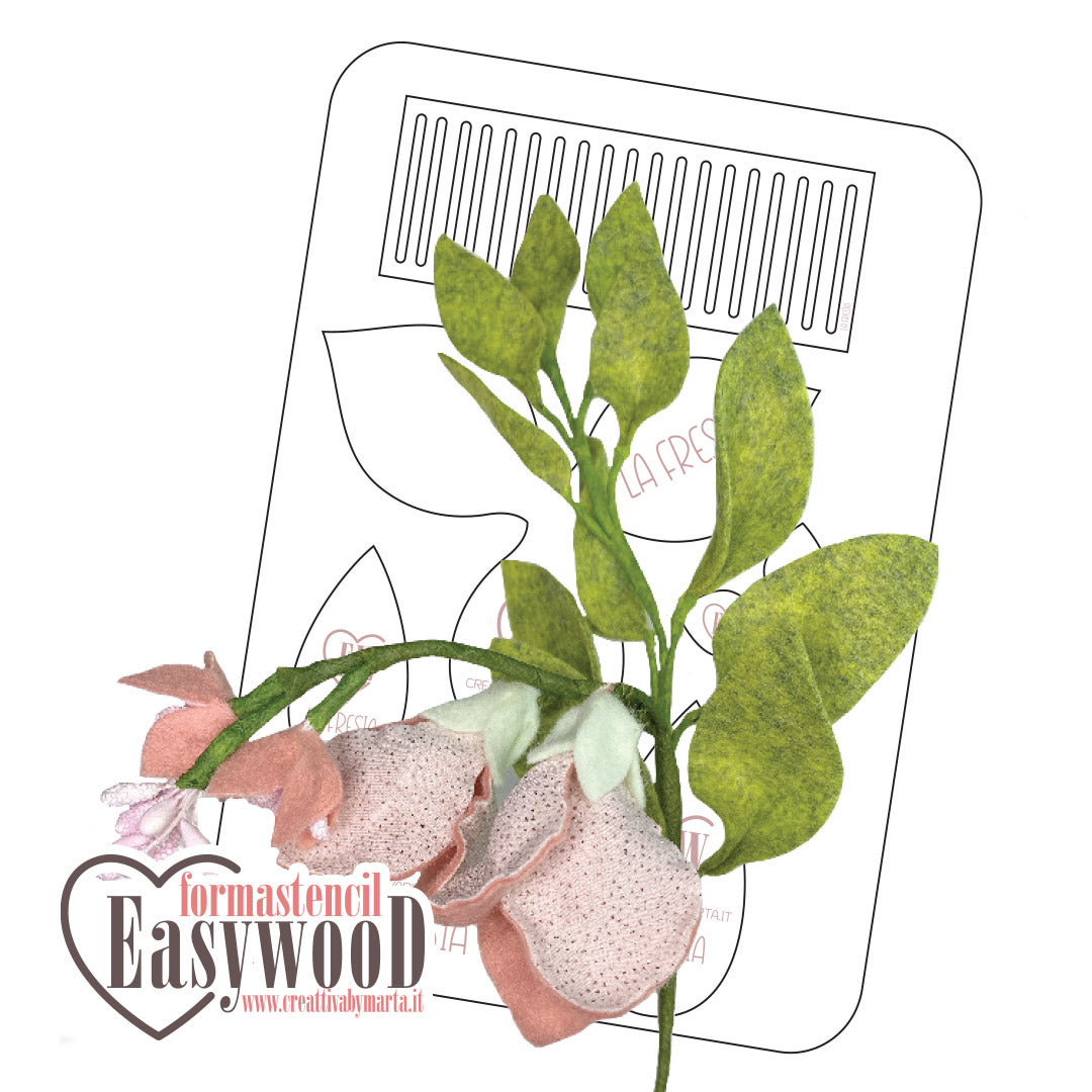Formastencil Easywood La Fresia Creattiva By Marta