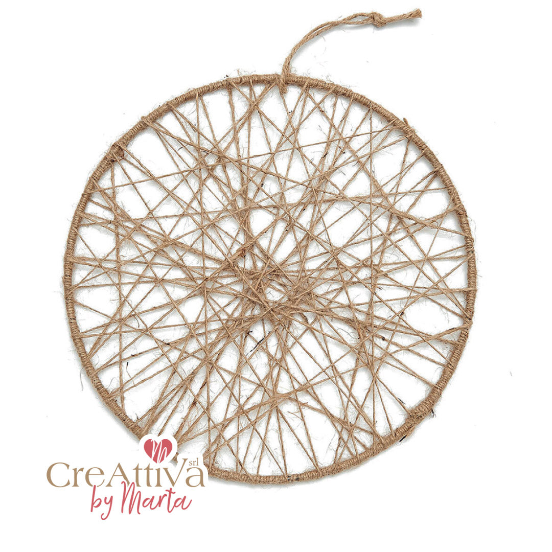 Ghirlanda Corda Intrecciata 30cm Creattiva By Marta