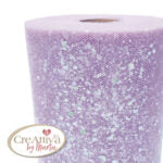 Tulle Iridescente 14cm Malva Creattiva By Marta