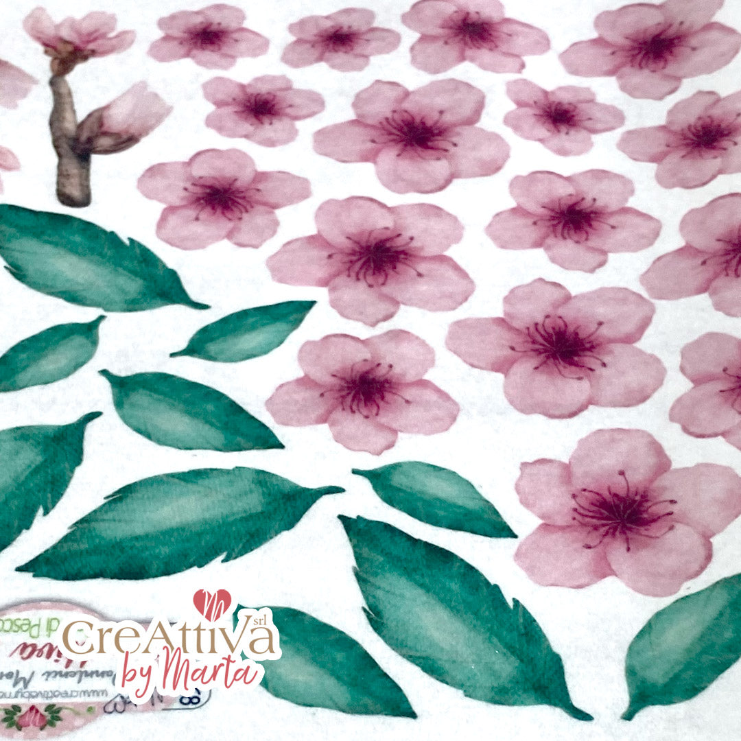 Pannolenci Fleurs de pêcher douces