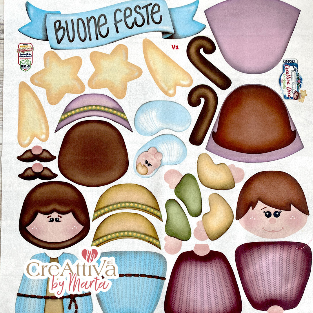 Pannolenci Morbidoso Natività Creattiva By Marta