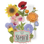Pochoir de fleurs sauvages Patron de couture Pochoir Nr 50