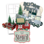 Modèle de papier pochoir train 3D Nr 54