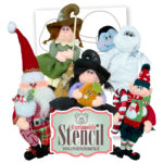 Cartamodello Stencil Gli Amici delle Feste Nr 63