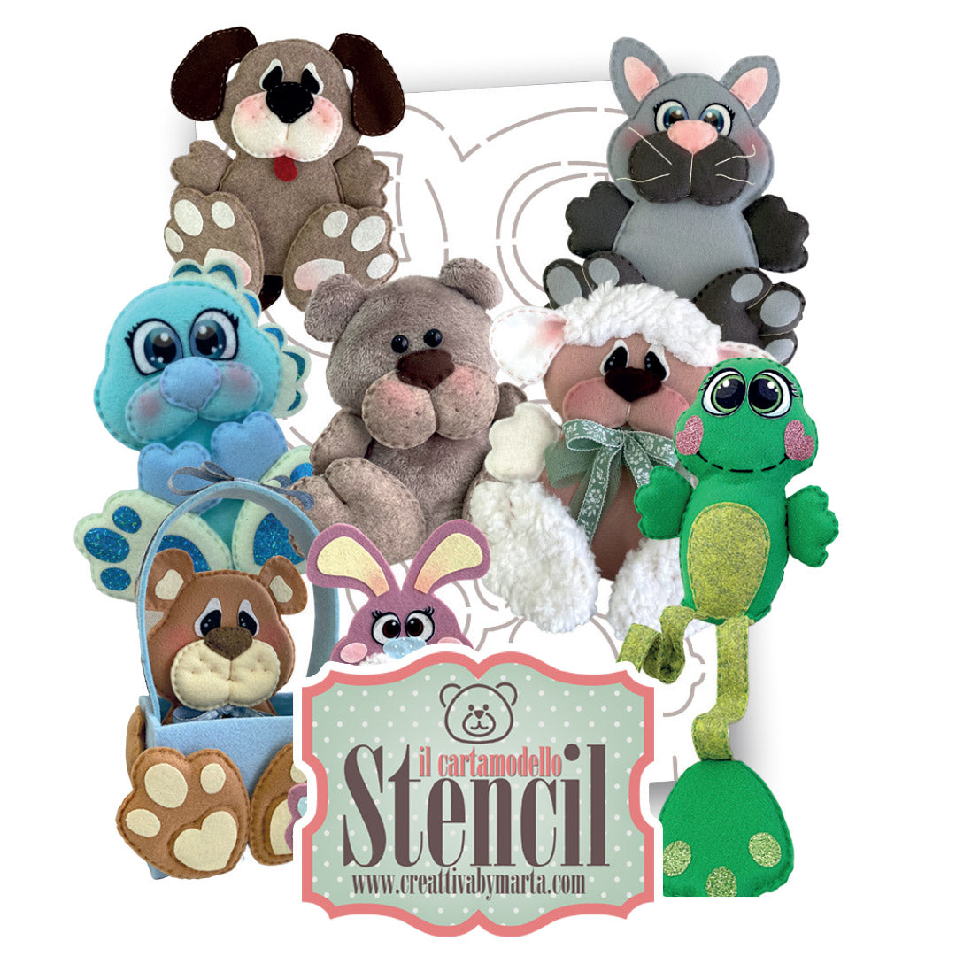 Modèle de pochoir I Cucciolosi Nr 65