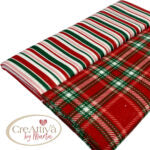 Red Double Print Velvet Cod. 001