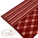 Double Bordeaux Print Velvet Cod. 003