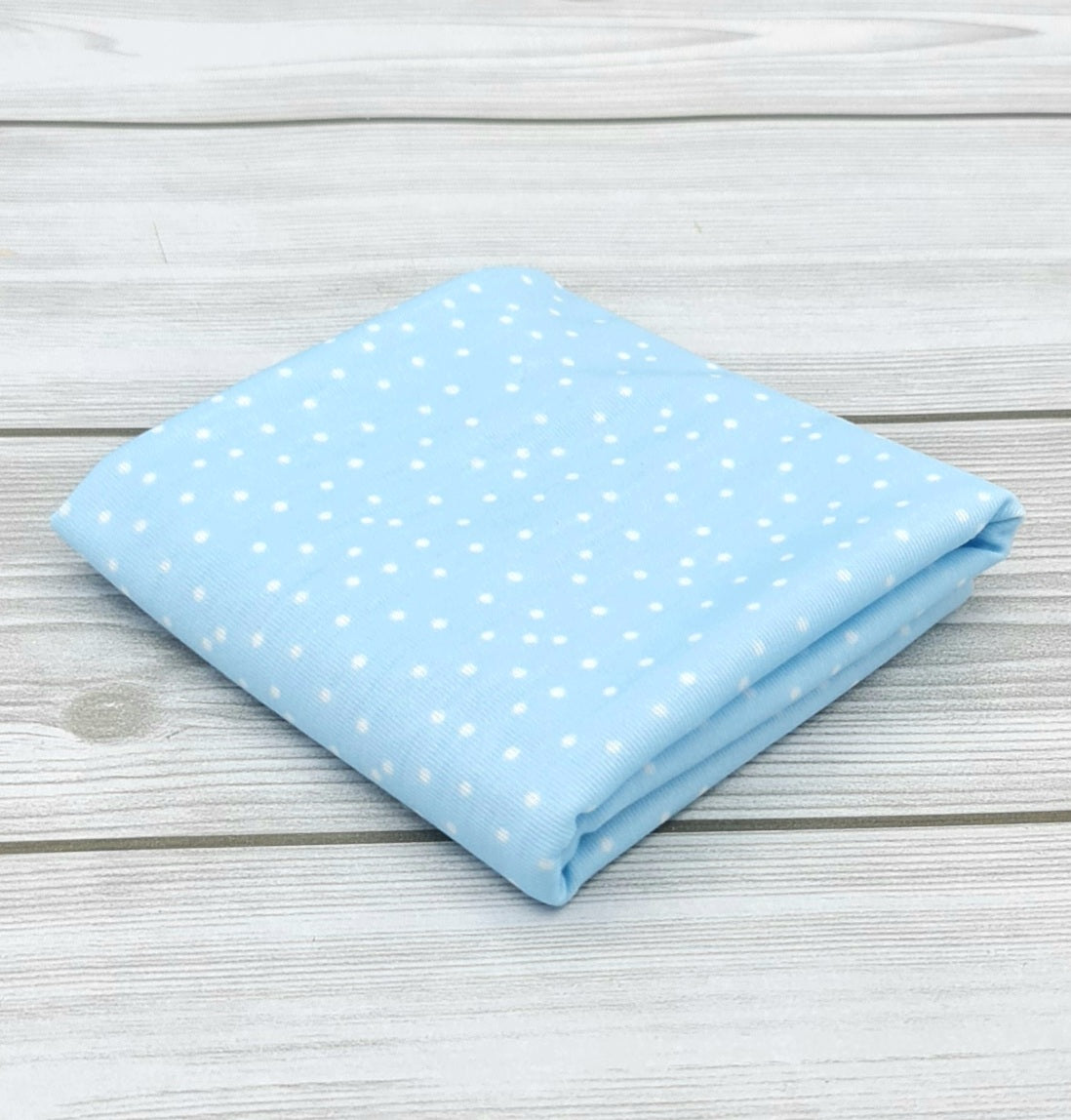 Tessuto Capriccio Pois Celeste Renkalik