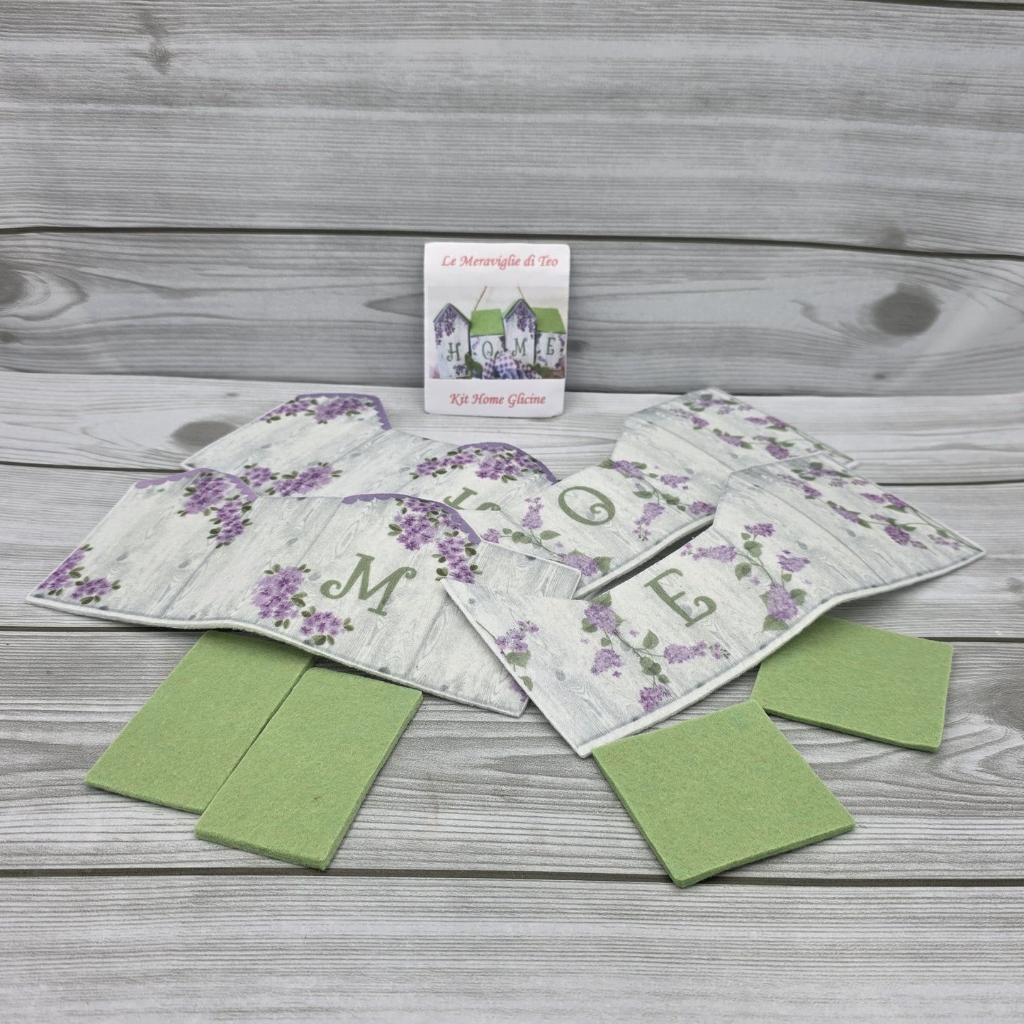 Casette in Feltro Grandi Home Glicine