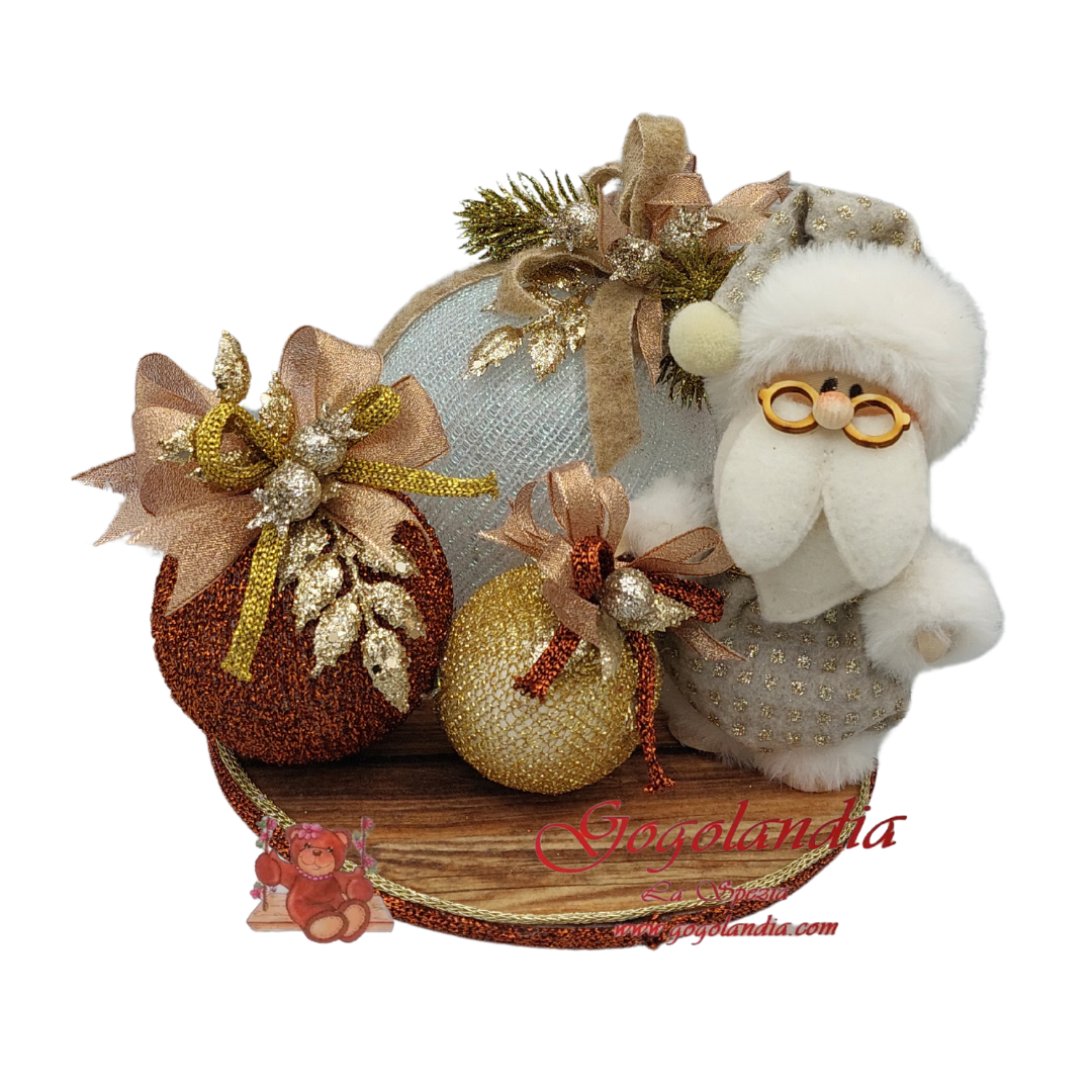 Centro Tavola Nataloso Campione Realizzato Gogolandia