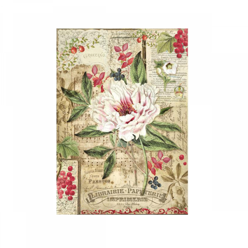 Papier de riz A4 Stamperia DFSA4264