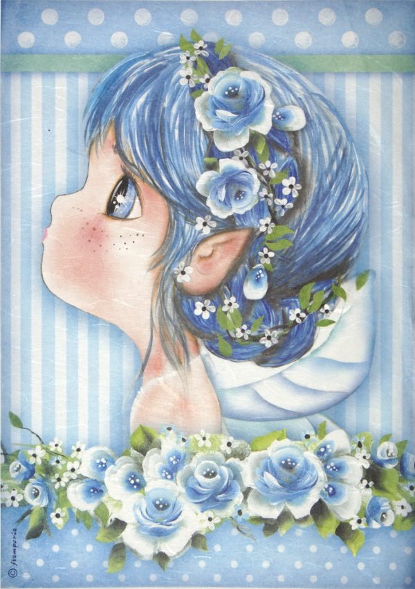 Papier de riz A4 Stamperia DFSA4409