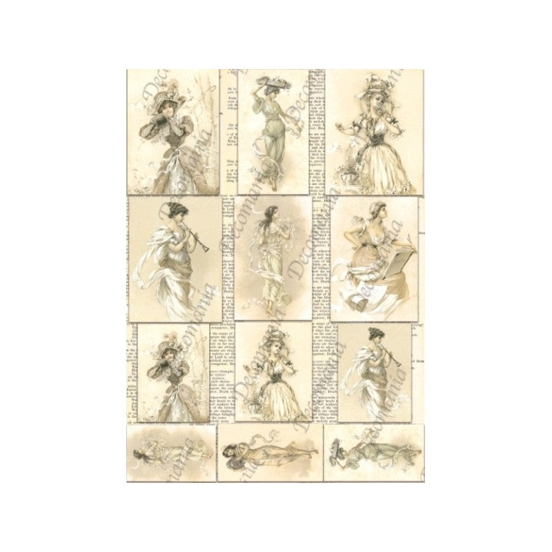 Carta di Riso Decomania cod. 5244