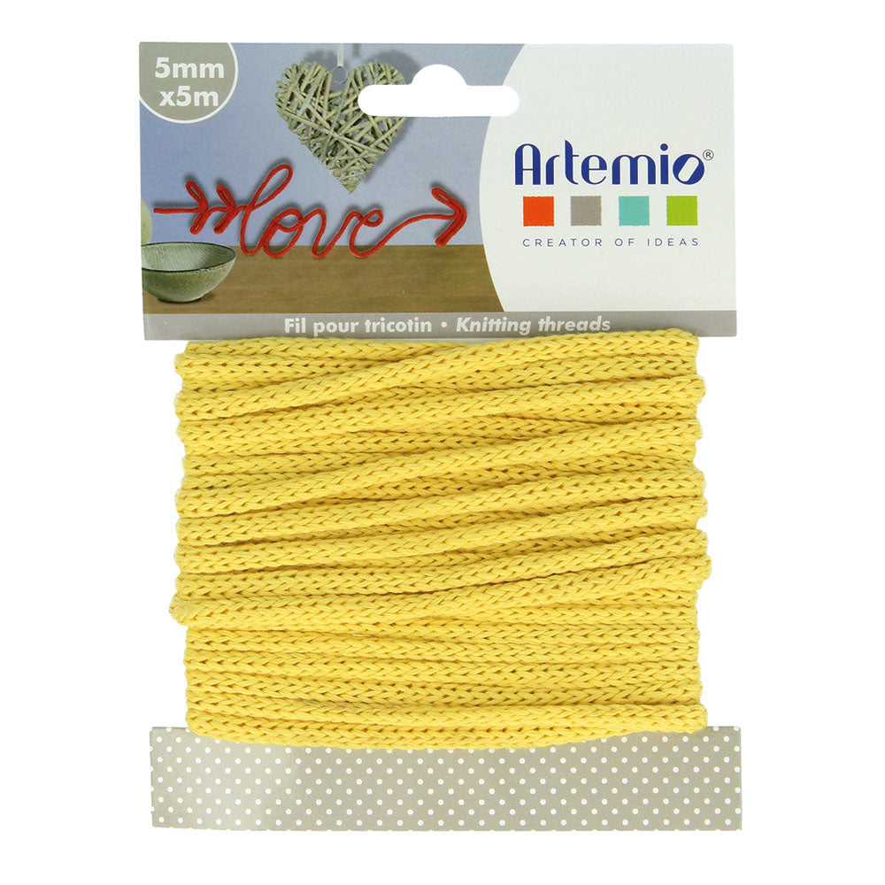 Tricottino 5mm Giallo Artemio