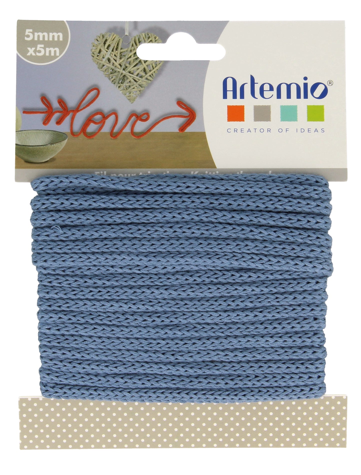 Tricottino 5mm Blu Artemio