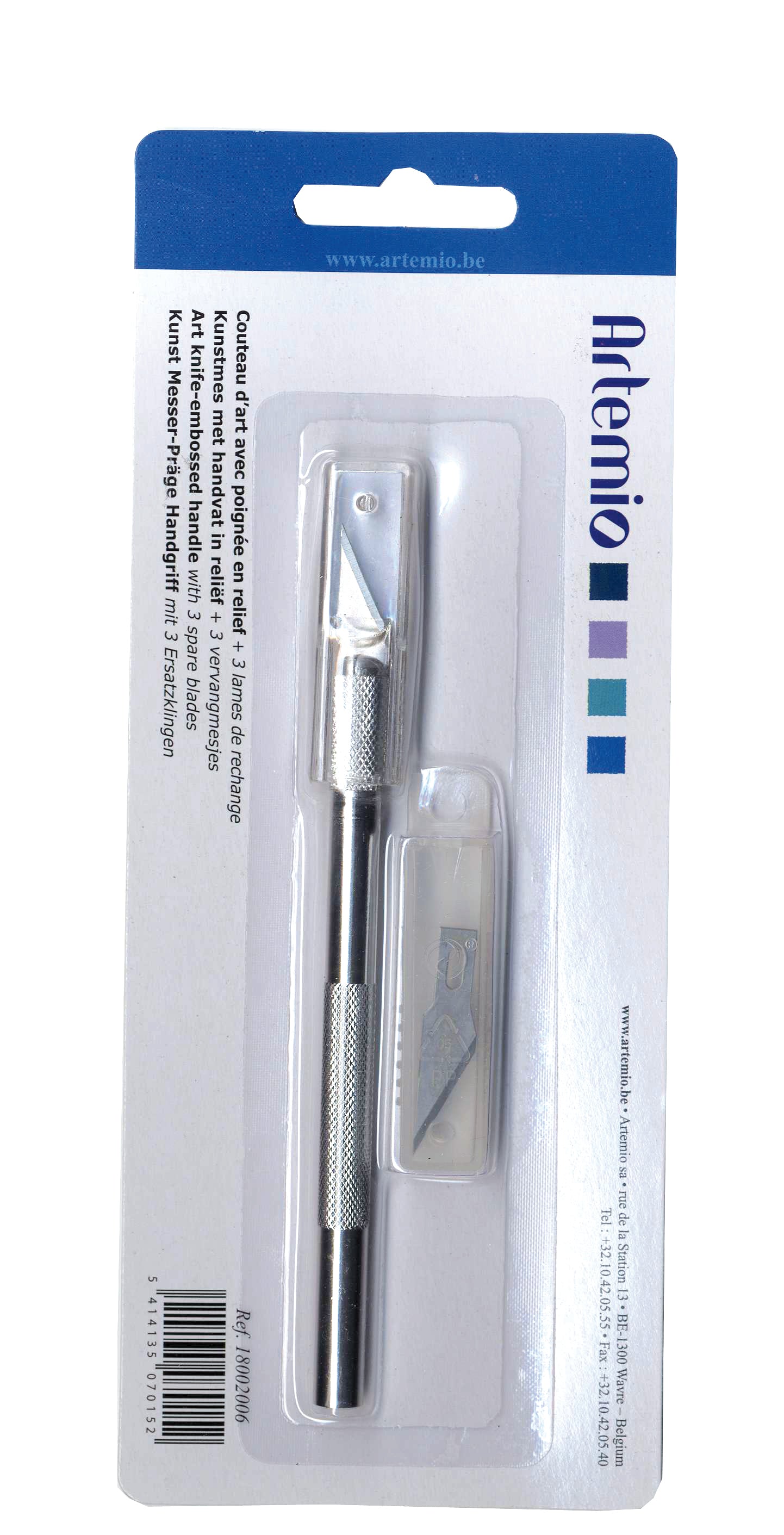 Scalpel avec lames de rechange Artemio