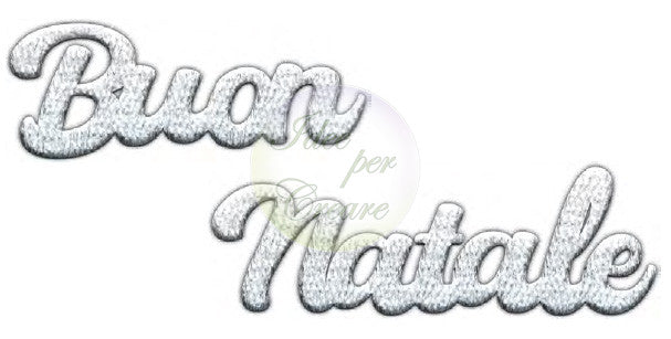 Motivi in Feltro Buon Natale 5 cm Idee per Creare