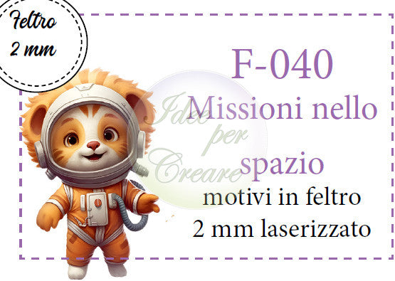 Motivi in Feltro Missione nello Spazio Idee Per Creare