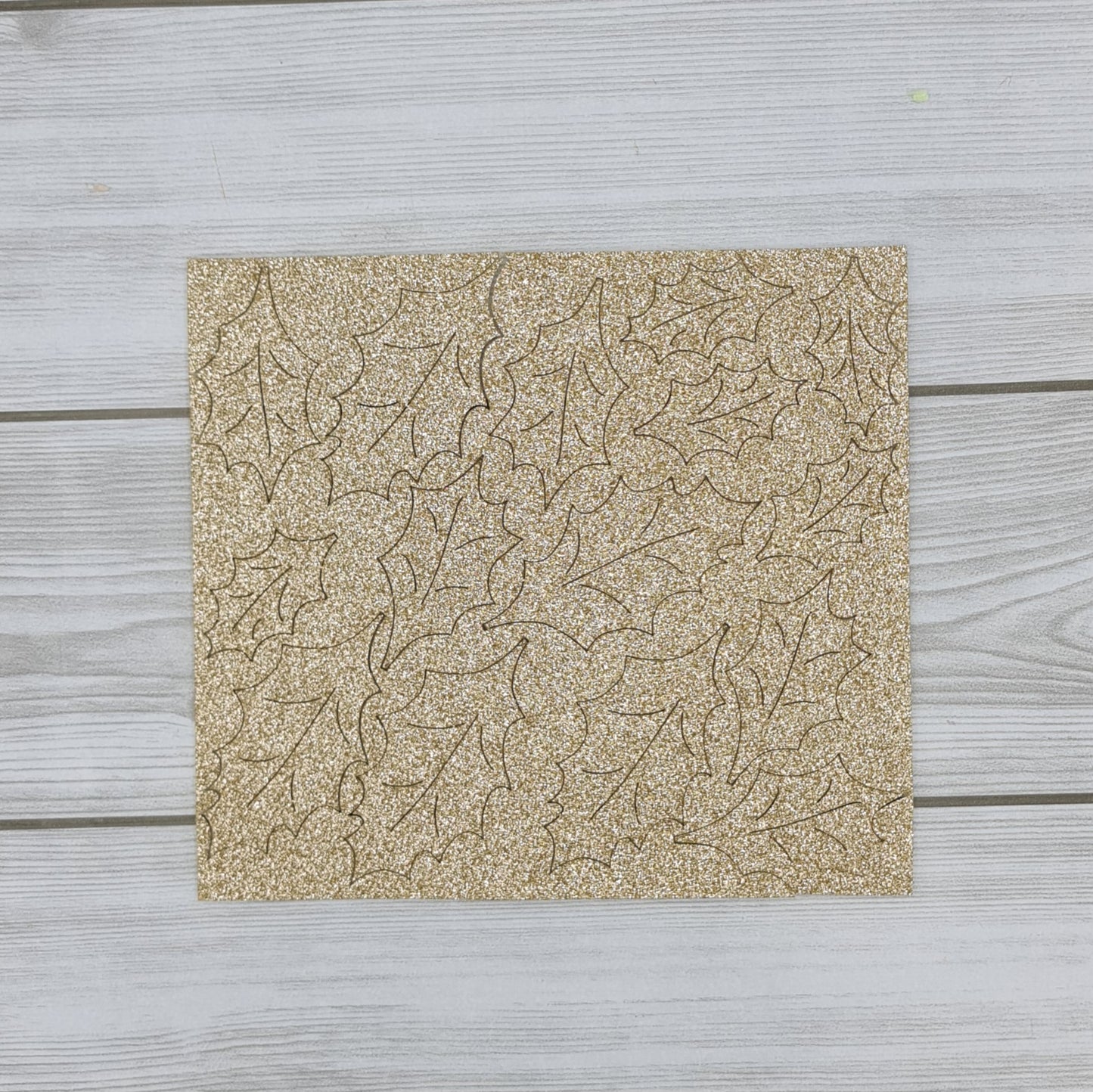 Agrifoglio Fustellato Feltro Stardust Platino