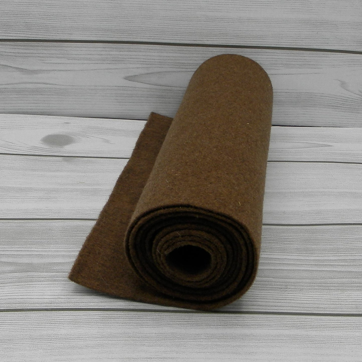 Moldable Felt with Chestnut Stripe